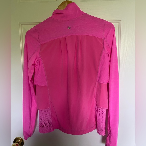 Lululemon Women Pink Runner Pullover Jacket - Picture 8 of 8